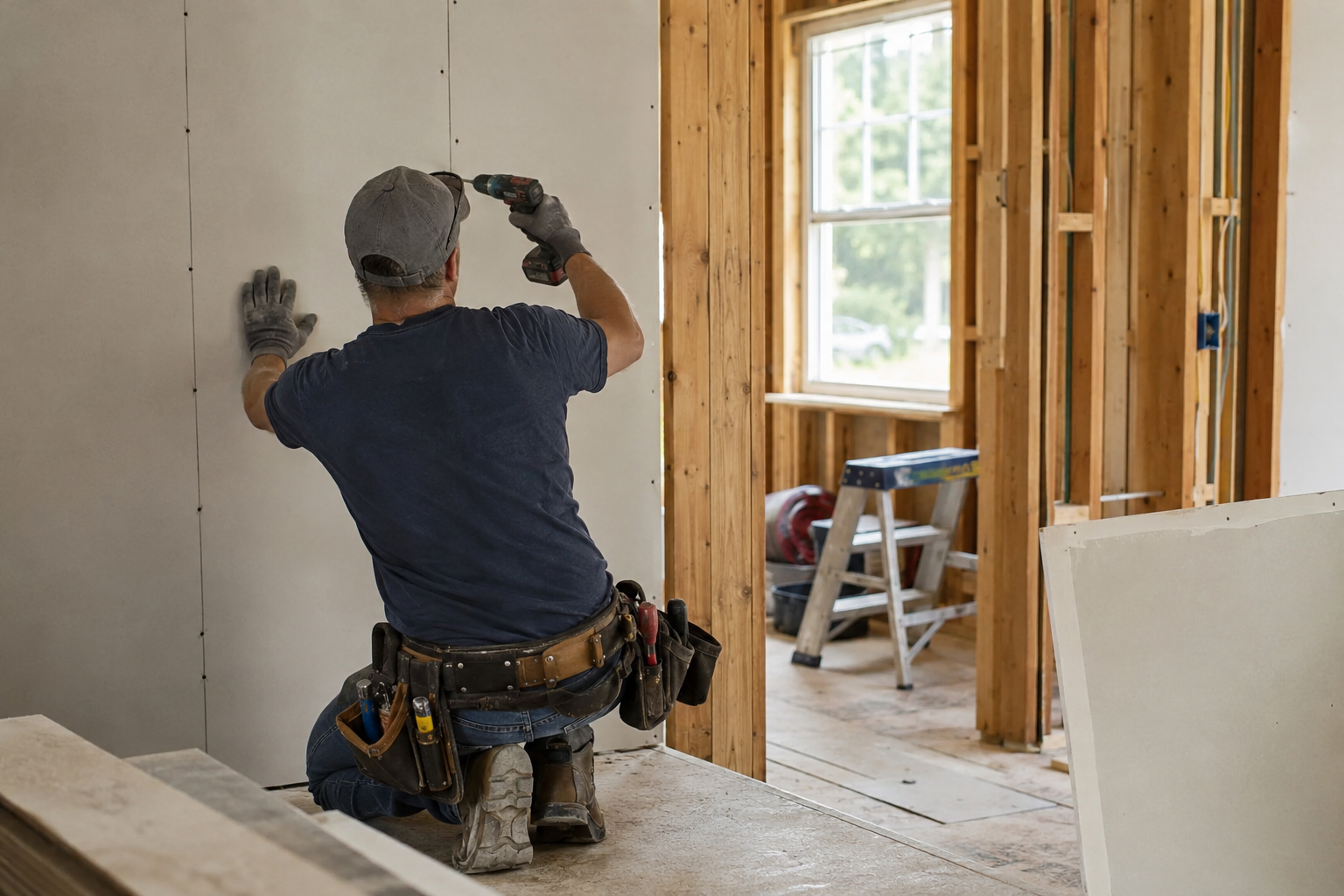 Focal Point Contracting owner completing an interior remodeling project in Westminster, Maryland